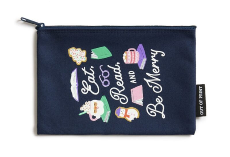 Eat, Read, & Be Merry Pouch