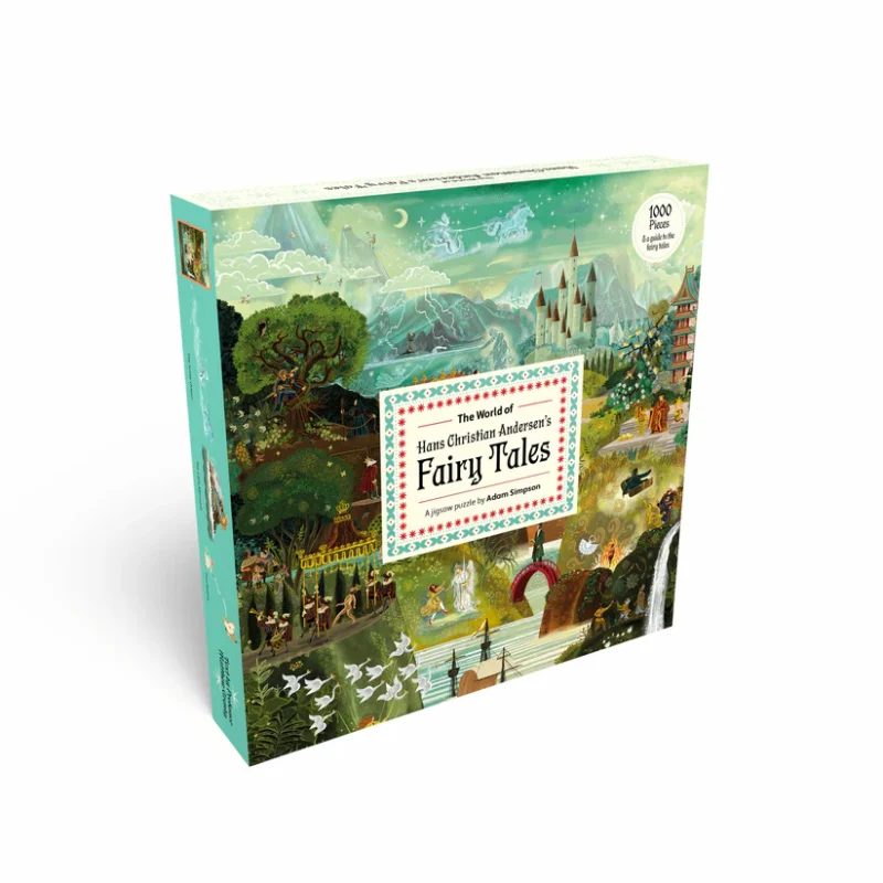 The World of Hans Christian Andersen's Fairy Tales: A 1000-Piece Jigsaw Puzzle by Adam Simpson
