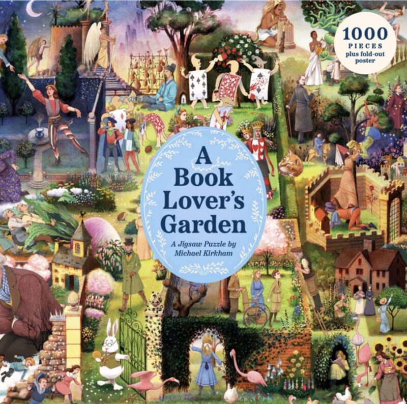 A Book Lover's Garden: A 1000 Piece Puzzle