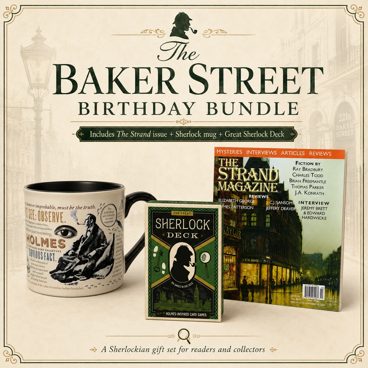 Sherlock Holmes Sticky Notes - Strand Magazine