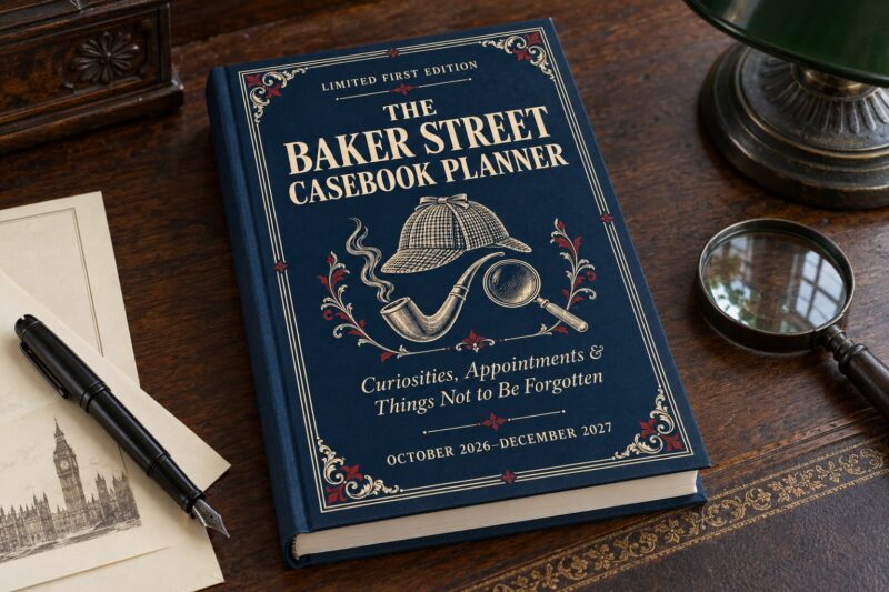 The Baker Street Casebook: A Luxury Hardcover Planner of Curiosities, Appointments & Things Not to Be Forgotten October 2026–December 2027 (COPY NO. 1 OF 100)