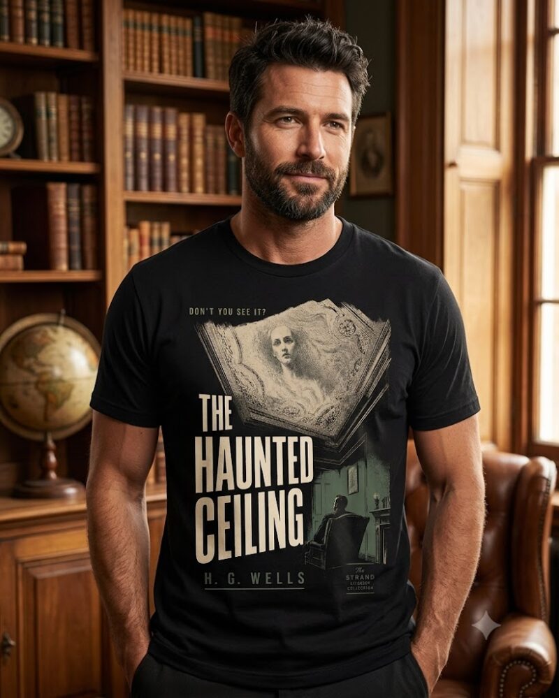 The Haunted Ceiling by H.G. Wells T-Shirt