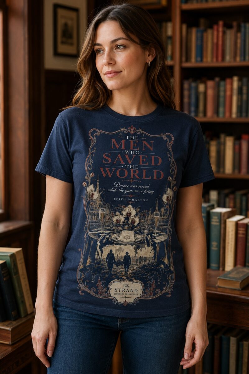 The Men Who Saved the World T-Shirt — Edith Wharton