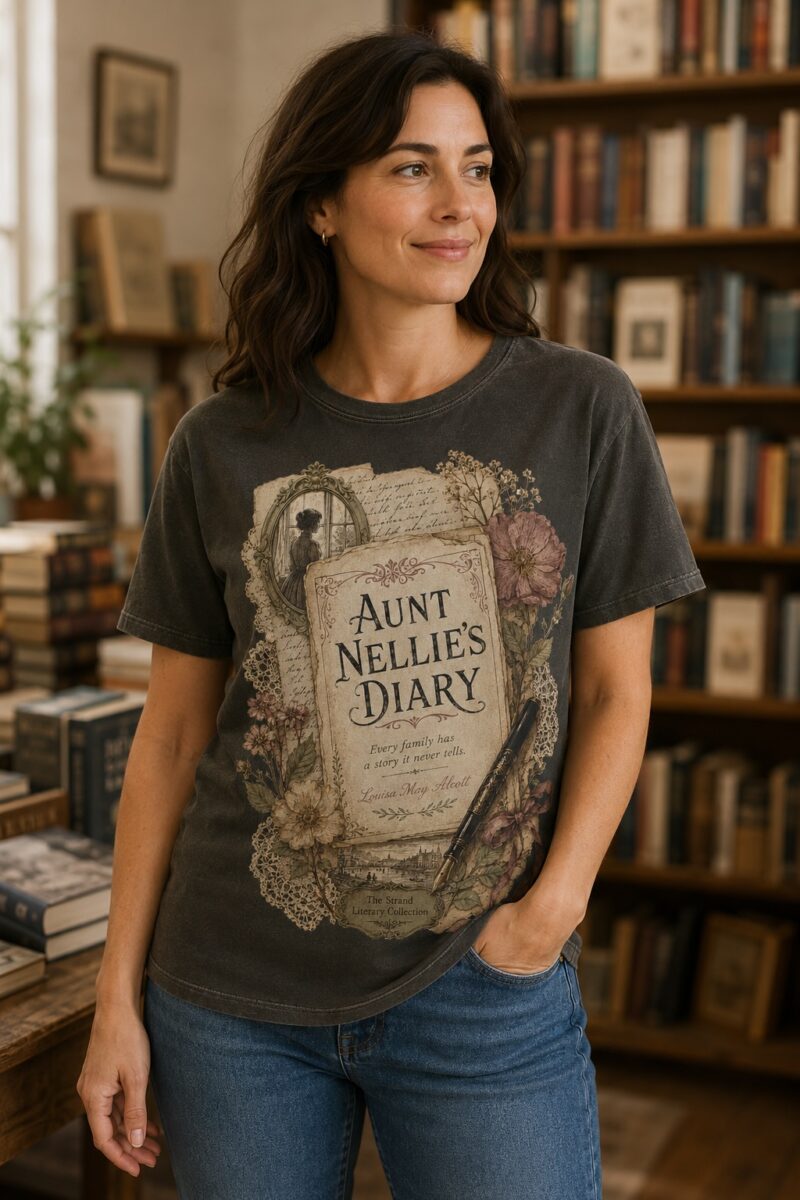 Aunt Nellie's Diary T-Shirt — Louisa May Alcott