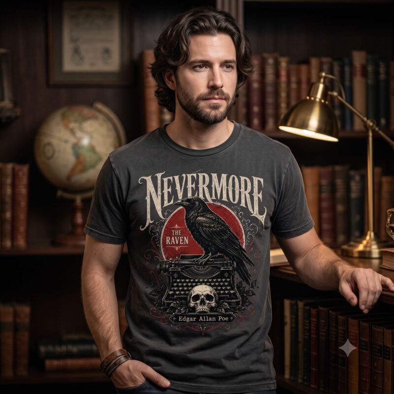 The Raven T-Shirt — Edgar Allan Poe