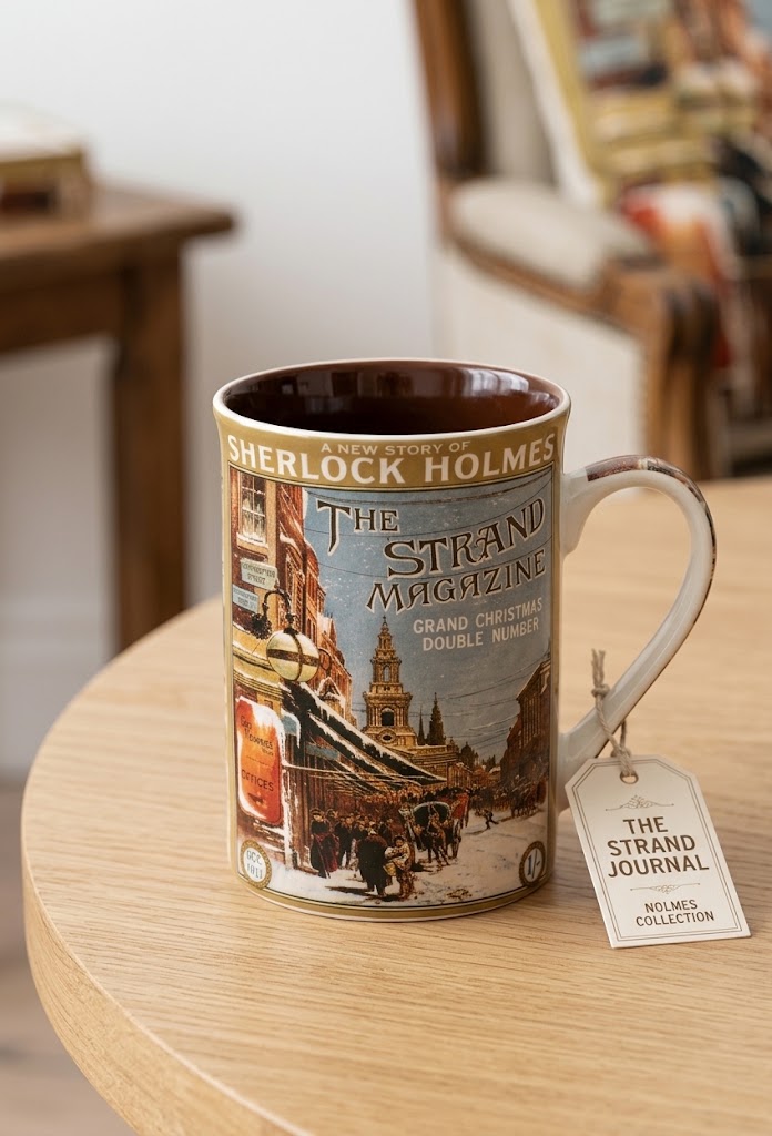 The Strand Magazine Vintage Christmas Cover 11-Ounce Mug