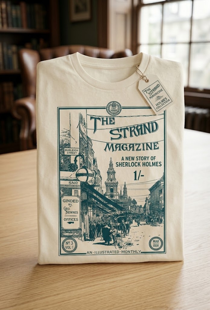 The Strand Magazine Sherlock Holmes T-Shirt